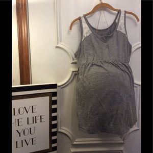 Maternity tank top with lace details Size L